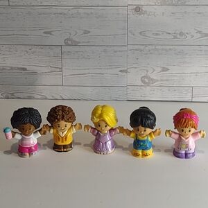 Set Of 5 Fisher-Price Little People Diverse Figures